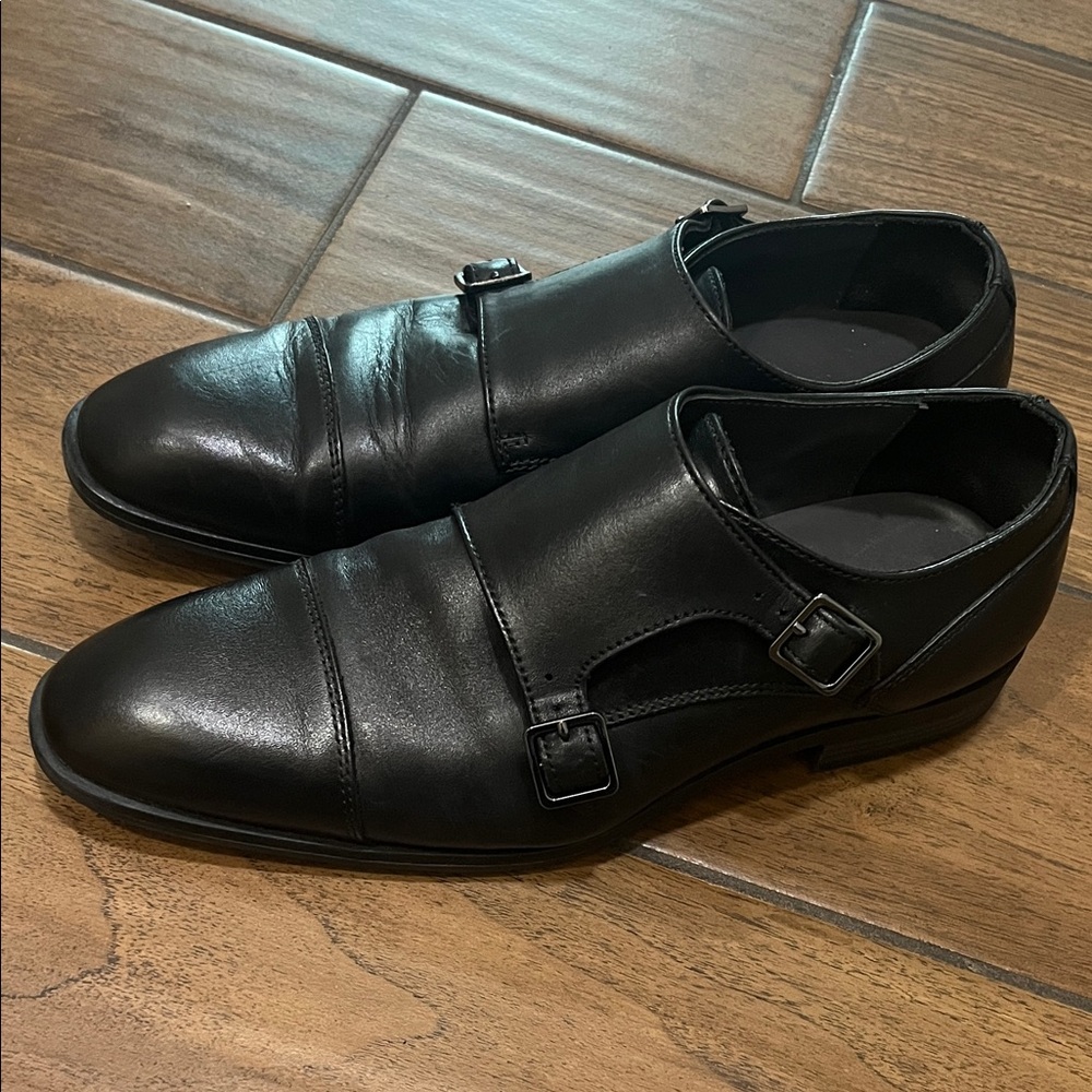 Nordstrom Black Leather Oxfords very good condition